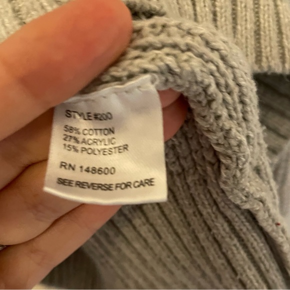 41 Hawthorn Sharon Cowl Neck Cable Knit Sweater Size Large - Picture 7 of 8